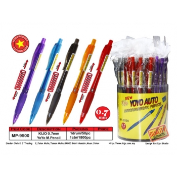 MP-9500 Kijo 0.7mm Shake Mechanical Pencil